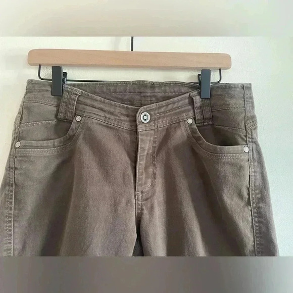 Kuhl Klaudette Pants Straight Sage Brown Size 8 Short - Picture 8 of 15